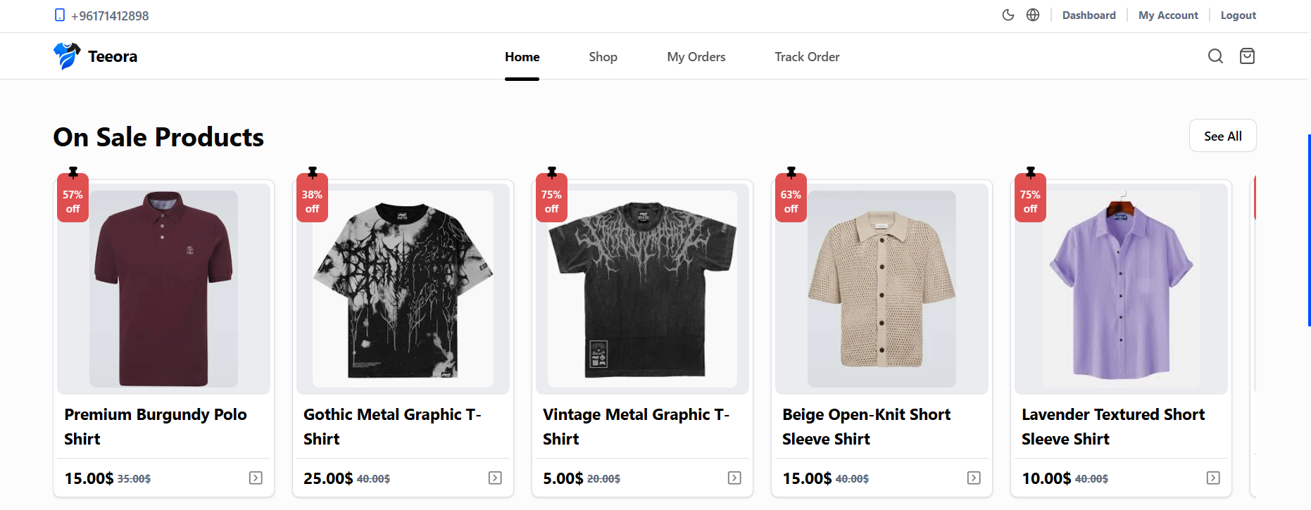 Clean Store UI