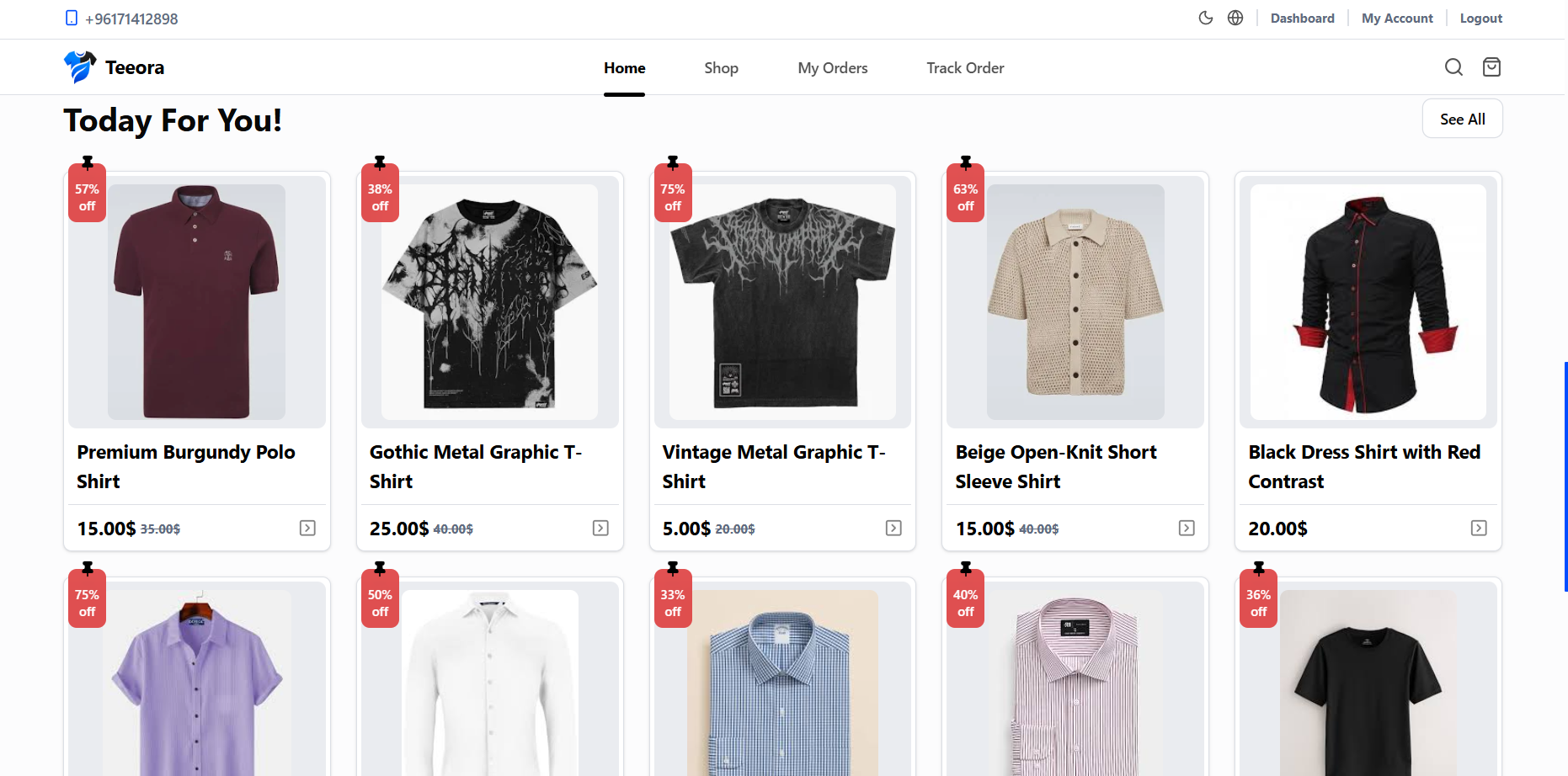 Clean Store UI