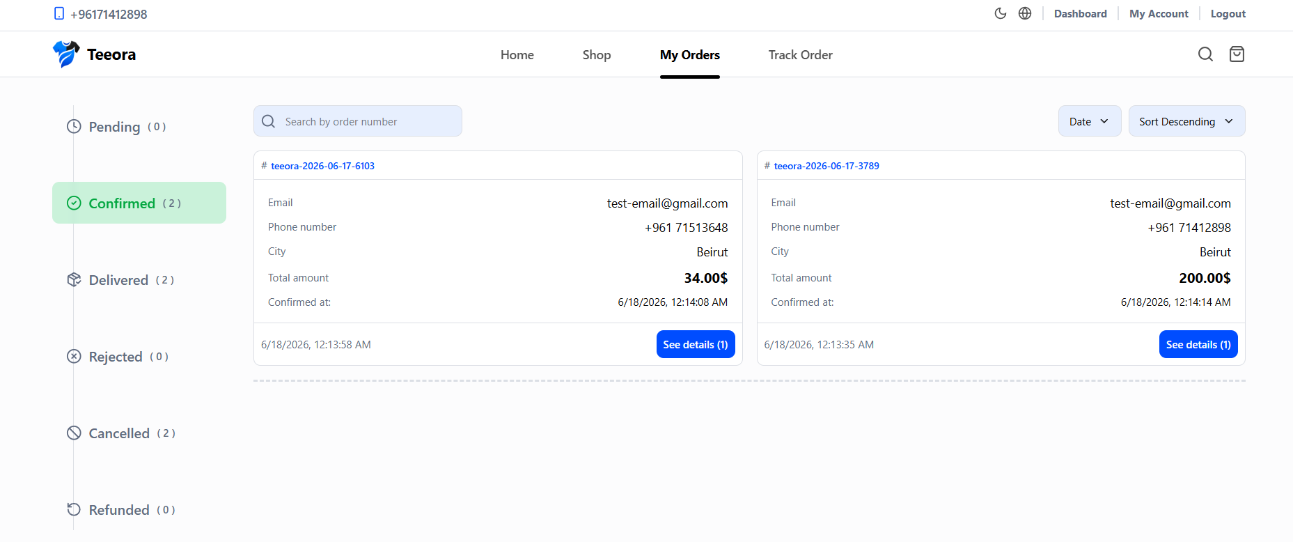 Clean Store UI